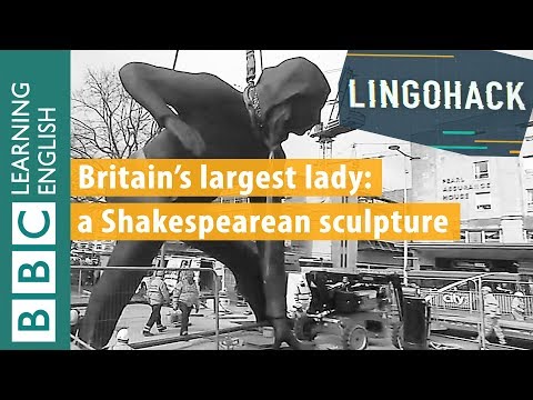 イギリス最大の女性彫刻。リンゴハック - 本物のニュース記事を簡単に (Britain’s largest female sculpture: Lingohack - authentic news stories made easy)