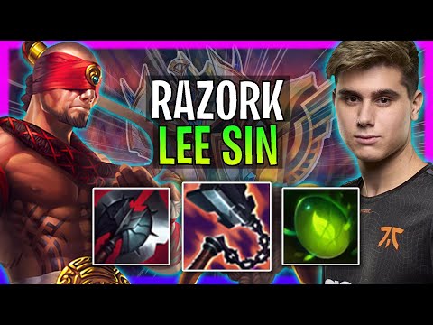 RAZORK STOMPEANDO CON LEE SIN! - FNC Razork Juega Lee Sin Jungla vs Jarvan! | Season 2023