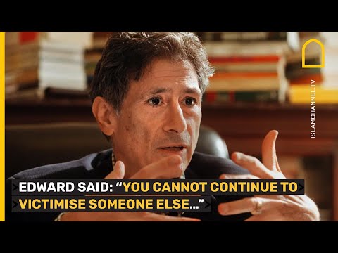 Interview from Palestinian-American Edward Said from years ago on Israel's occupation still applies