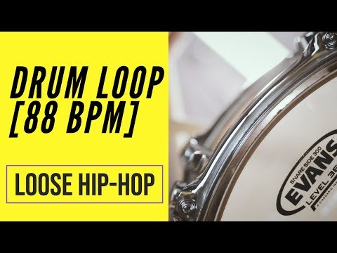 Loose Hip-Hop Drum Loop - 88 BPM - Migsdrummer