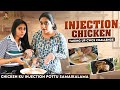 Taking Up CWC 5 Challenge Injection Chicken With Shilpa Infusedchicken Syamantha Kiran