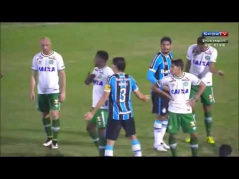 gremio 3x3 chapecoense 2 tempo completo brasileirao 2016