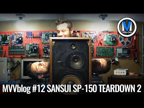 Diffusori Sansui SP-150 teardown 2 - Uno dei miei primi video