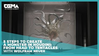 5 Steps to Create a Monster in Houdini: From Head to Tentacles | Wolfram Neuer