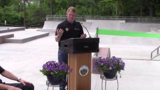 Executive Kittleman Opens South Branch Skate Park