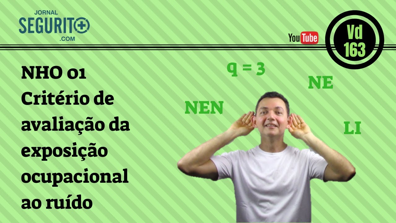 VD. 163 NHO 01 - Critério de avaliação da exposição ocupacional ao ruído