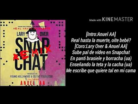 Video Snapchat de Lary Over anuel-aa