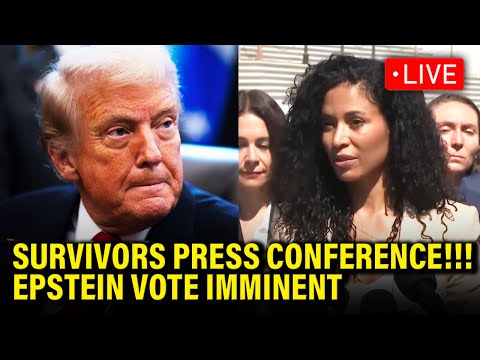 LIVE: Epstein Survivors HOLD PRESS CONFERENCE before BIG VOTE