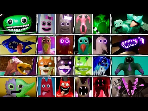 Garten of Banban 1, 2, 3, 4, 6, 7 - All BOSSES from EVERY GAME