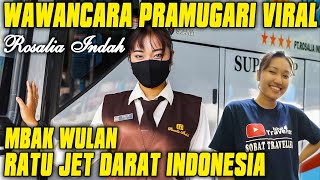 Download lagu RATU JET DARAT...!!! WAWANCARA PRAMUGARI BUS ROSALIA INDAH WULAN mp3