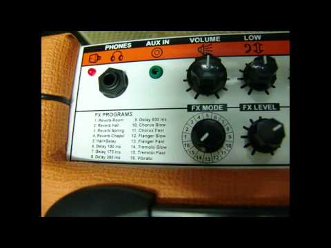 Orange Crush 20ldx Guitar Amplifier Demo