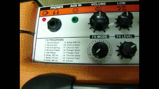 Video thumbnail for Orange Crush 20ldx Guitar Amplifier Demo by chatreeo