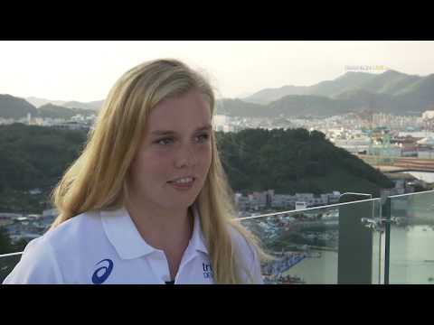 Diego Moya and Edda Hannesdottir on the World Cup tour