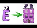 Russian Alphabet Lore BUT Their HOUSES Alphabet Lore