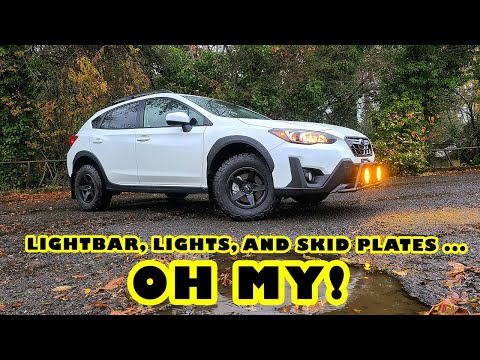 Adding a Light Bar, Lights, and Armor to our 2022 Subaru Crosstrek