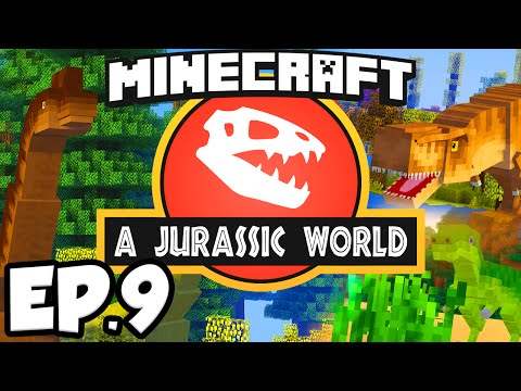 Jurassic World: Minecraft Modded Survival Ep.9 - DINOSAUR DNA!!! (Rexxit Modpack)
