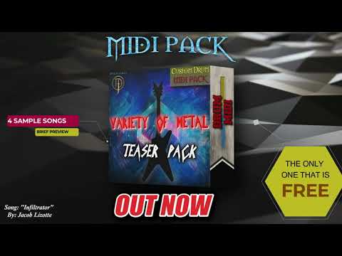 Variety of Metal Drum MIDI Pack (FREE DOWNLOAD)
