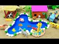 DIY How To Make Cow Shed House Ofanimals I Horse House Cow Shed Minihand Pump Lwoodwork
