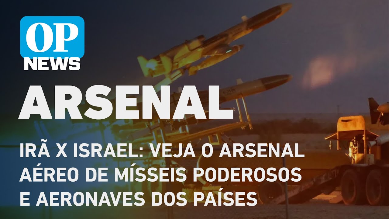 Irã x Israel: veja o arsenal aéreo de mísseis poderosos e aeronaves dos países l O POVO NEWS