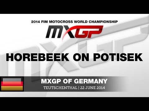 MXGP of Germany 2014 - Van Horebeek on Potisek - Motocross