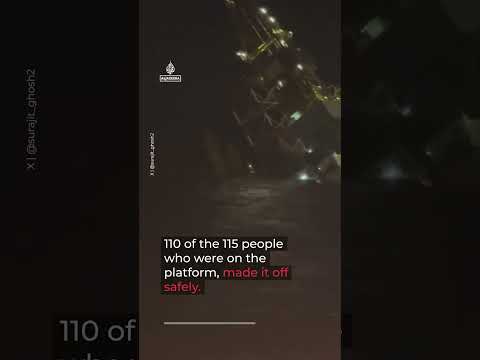 People missing after massive drilling platform sinks off Gabon