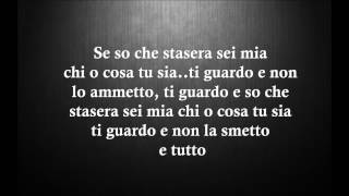 Riccardo Marcuzzo Sei Mia testo