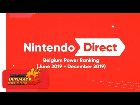 [SSBU] Official Belgian Power Ranking Season #2 (June 2019 - December 2019)
