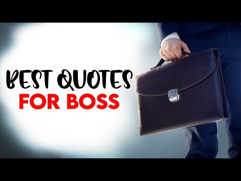 Inspirational Quotes About Bosses