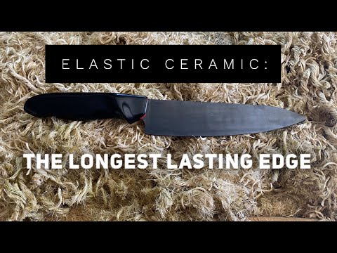 The Longest Lasting Edge.  By Far . H.I.C Elastic Ceramic Kitchen Knife