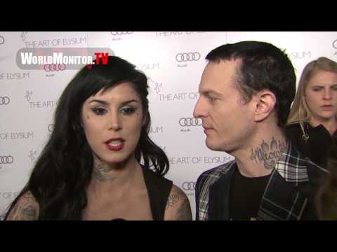 deadmau5, Kat Von D and Jennifer Howell The Art of Elysium's 6th Annual Heaven Gala
