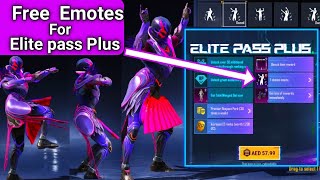 How to Redeem Elite Pass Plus Emotes in pubg mobile season 20 royal pass Get Free Emote in M1 pass