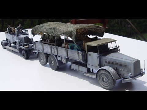 FAUN L 900, SdAh 115 DAS WERK ; ICM Mercedes L1500, 1/35,