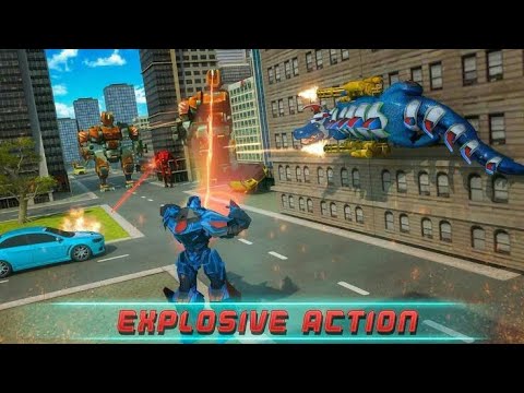 Flying Crocodile Transform Robot Hero Games