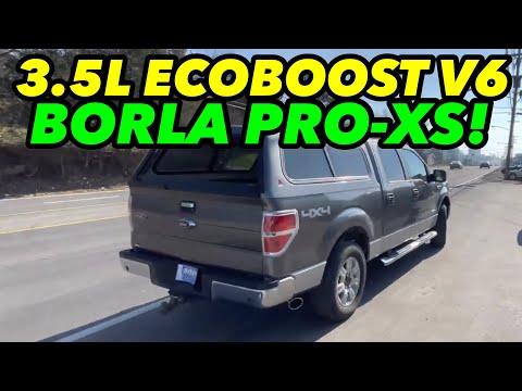 2012 Ford F-150 3.5L ECOBOOST V6 Dual Exhaust w/ BORLA PRO-XS!