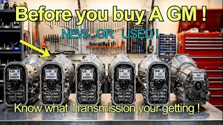 How To Identify Your GM Transmission Using RPO Codes And Verify It Before Repairs Or Buying Used Car