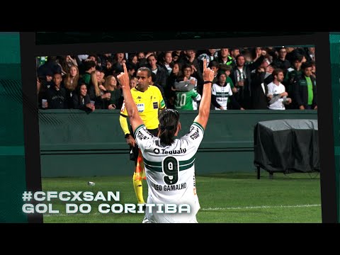 Coritiba 1 x 2 Santos - Gol do Coritiba