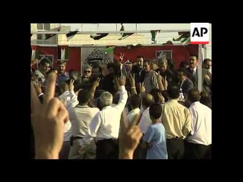 WEST BANK: ARAFAT WELCOMED BACK FROM CAMP DAVID