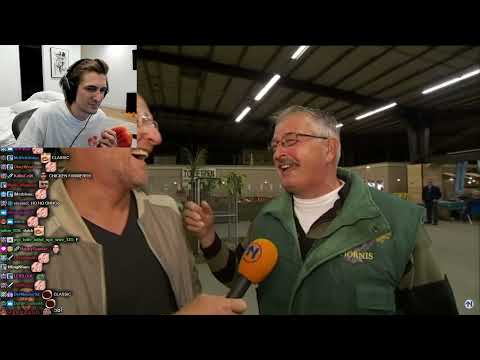 xQc Reacts To Chicken farmer laughs like a chiken meme