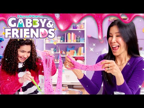 Gabby Makes Colorful MerCat SLIME with Lisa Ling! ✨ | GABBY & FRIENDS