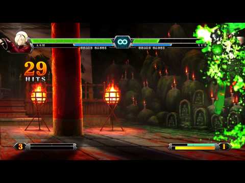 KOF XIII - Ash Crimson Wall to Wall HD carry combo