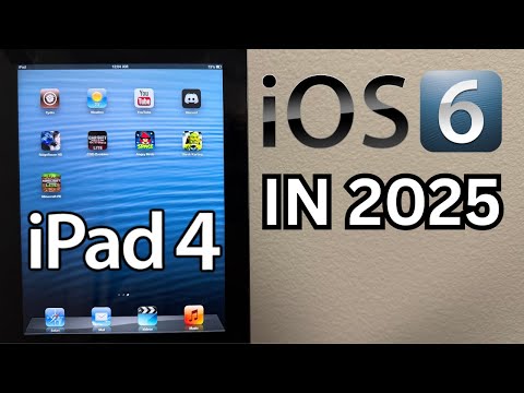 Using iOS 6 in 2025 on the iPad 4