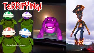 Piranha Plants getting SCARED for over 9 minutes straight