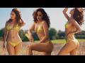KIARA ADVANI WAR 2 HOT GOLDEN YELLOW BIKINI VERTICAL SLOMO EDIT Danceinslowmo Bollywood Slow