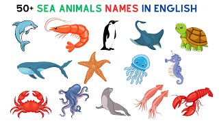 English Vocabulary | Names Of Sea Animals In English | Animals Names | Sea Animals | Esl