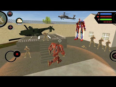 Robot Shark (Robot Ball Fight Army Base) Robot Ball Destroy Army Helicopter - Android Gameplay HD