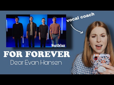 Vocal coach reacts to 4 Evan’s-For Forever