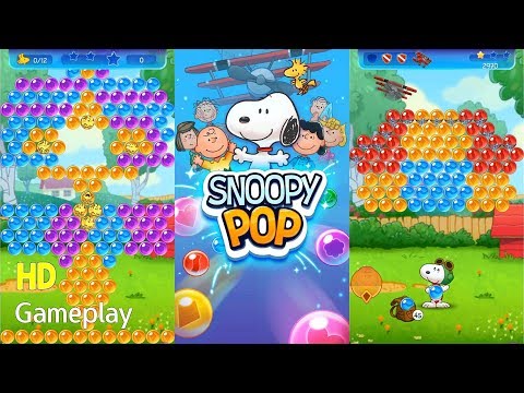 Snoopy Pop Exciting Bubble Shooter Game