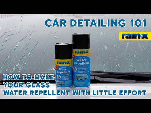 How to Make Your Windshield Repel Rain | Rain-X Glass Water Repellent Aerosol"