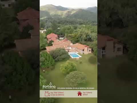 OPORTUNIDAD ÚNICA: Residencia de Categoría en Villa General Belgrano
