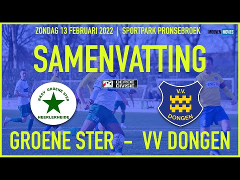 Hoogtepunten Groene Ster-VV Dongen 13-02-2022